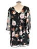 Bailey Blue 100% Polyester Floral Black Romper Size L - photo 2