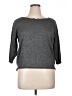 Worthington Metallic Gray Pullover Sweater Size 1X - photo 1