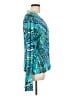 Cache Teal Silk Pullover Sweater Size L - photo 4
