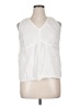 Talbots 100% Cotton White Sleeveless Blouse Size 0X - photo 1