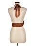 Hey Babe Brown Sleeveless Blouse Size M - photo 2