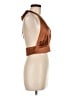 Hey Babe Brown Sleeveless Blouse Size M - photo 4