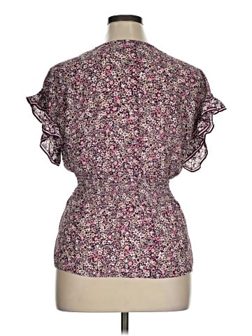 Max Studio Short Sleeve Blouse (view 2)
