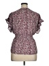 Max Studio 100% Polyester Purple Short Sleeve Blouse Size XL - photo 2