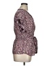 Max Studio 100% Polyester Purple Short Sleeve Blouse Size XL - photo 4