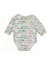 Assorted Brands Print Purple Long Sleeve Onesie Size 6-9 mo - photo 1