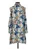Parker Blue Casual Dress Size S - photo 2