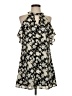 Candie's 100% Polyester Floral Black Cocktail Dress Size S - photo 1