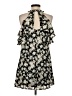 Candie's 100% Polyester Floral Black Cocktail Dress Size S - photo 2