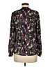 Boden 100% Polyester Floral Black Long Sleeve Blouse Size 6 - photo 2