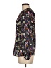 Boden 100% Polyester Floral Black Long Sleeve Blouse Size 6 - photo 5