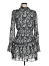 In the Beginning 100% Polyester Paisley Gray Cocktail Dress Size M - photo 1