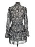 In the Beginning 100% Polyester Paisley Gray Cocktail Dress Size M - photo 2