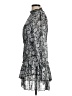 In the Beginning 100% Polyester Paisley Gray Cocktail Dress Size M - photo 5