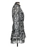In the Beginning 100% Polyester Paisley Gray Cocktail Dress Size M - photo 4