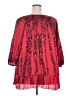 Cato 100% Polyester Red 3/4 Sleeve Blouse Size 18 - photo 2