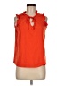 Boden Orange Sleeveless Blouse Size 8 - photo 1