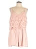 Mossimo Supply Co. 100% Polyester Hearts Pink Romper Size XL - photo 1