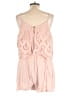 Mossimo Supply Co. 100% Polyester Hearts Pink Romper Size XL - photo 2