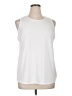 Zella White Sleeveless T-Shirt Size XL - photo 1