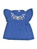 Crewcuts 100% Cotton Blue Short Sleeve Blouse Size 12 - photo 1