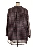 Lane Bryant 100% Polyester Purple Long Sleeve Blouse Size 18 - 20 Plus - photo 2