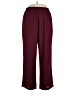 Shein Curve 100% Polyester Solid Burgundy Casual Pants Size 14 Plus (1) - photo 1