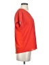Ann Taylor 100% Polyester Orange Short Sleeve Blouse Size XS - photo 4