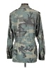 Free People 100% Cotton Camo Green Jacket Size S - photo 2