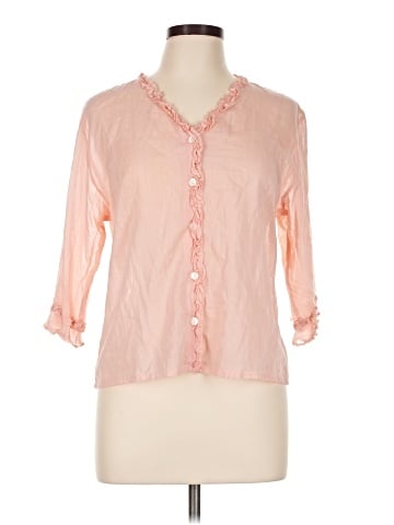 Putumayo 3/4 Sleeve Button-Down Shirt (view 1)