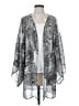 Forever 21 100% Polyester Silver Kimono Size XS - photo 1