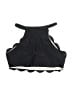 Unbranded Solid Black Swimsuit Top Size M - photo 2