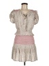 LoveShackFancy 100% Rayon Tweed Gray Casual Dress Size M - photo 1