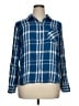 Woolrich 100% Rayon Plaid Blue Long Sleeve Button-Down Shirt Size XL - photo 1