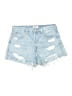Pistola 100% Cotton Hearts Blue Denim Shorts Size 29 waist - photo 1