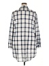 White Mark Plaid Ivory 3/4 Sleeve Button-Down Shirt Size 2X - photo 2