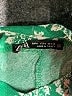 Zara Paisley Green Casual Dress Size M - photo 7