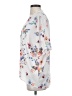 Miami Floral White 3/4 Sleeve Blouse Size S - photo 5