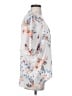 Miami Floral White 3/4 Sleeve Blouse Size S - photo 4