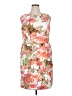 DressBarn Floral White Casual Dress Size 14 - photo 1