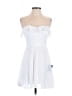 Lulus 100% Polyester White Cocktail Dress Size XS - photo 1