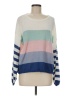 ee:some 100% Polyester Color Block White Pullover Sweater Size Med - Lg - photo 1