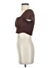 Popular 21 Brown Short Sleeve Top Size S - photo 5