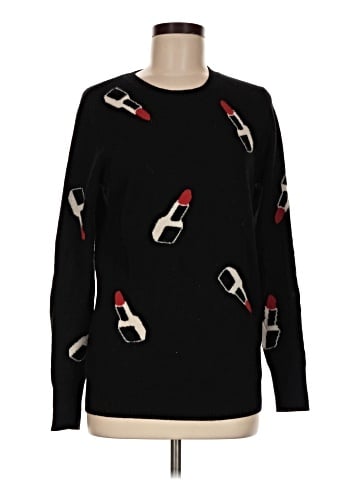 Aqua Cashmere Pullover Sweater (view 1)