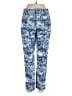 Pull&Bear 100% Cotton Print Blue Jeans Size 28 waist - photo 1