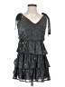 Lulus Stars Gray Silver Cocktail Dress Size S - photo 1