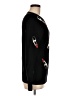 Aqua 100% Cashmere Print Black Cashmere Pullover Sweater Size M - photo 4