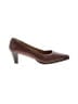 Prevata Burgundy Heels Size 10 - photo 1
