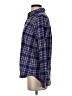 SO Plaid Blue Long Sleeve Button-Down Shirt Size XS - photo 5
