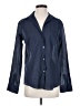 Grayson 100% Cotton Blue Long Sleeve Blouse Size Sm (2) - photo 1